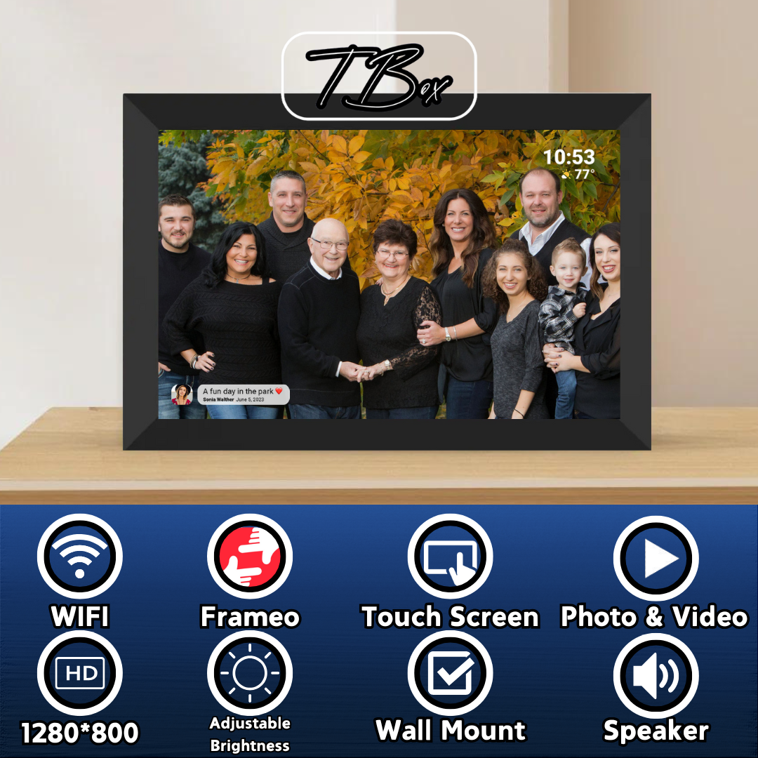 Timebox™ Digital Picture Frame 10.1" Black