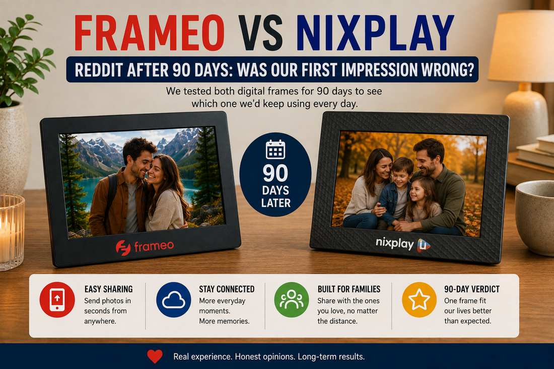 Frameo vs Nixplay: 90-Day Verdict