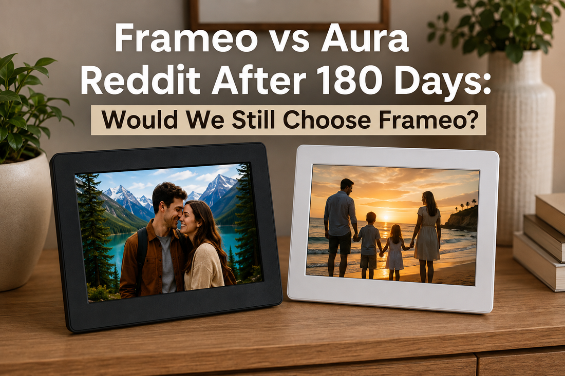 Frameo vs Aura Comparison