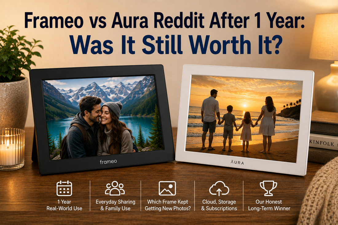 Frameo vs Aura: One-Year Verdict