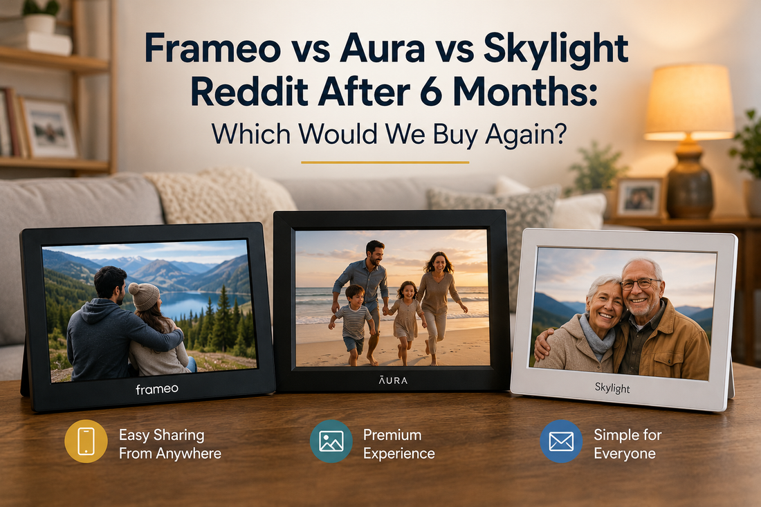 Frameo vs Aura vs Skylight: Six-Month Review