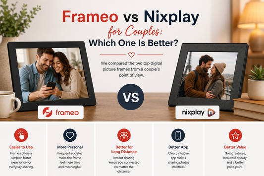 Frameo vs Nixplay for couples