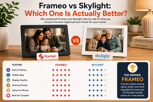 Frameo vs Skylight: digital frame comparison