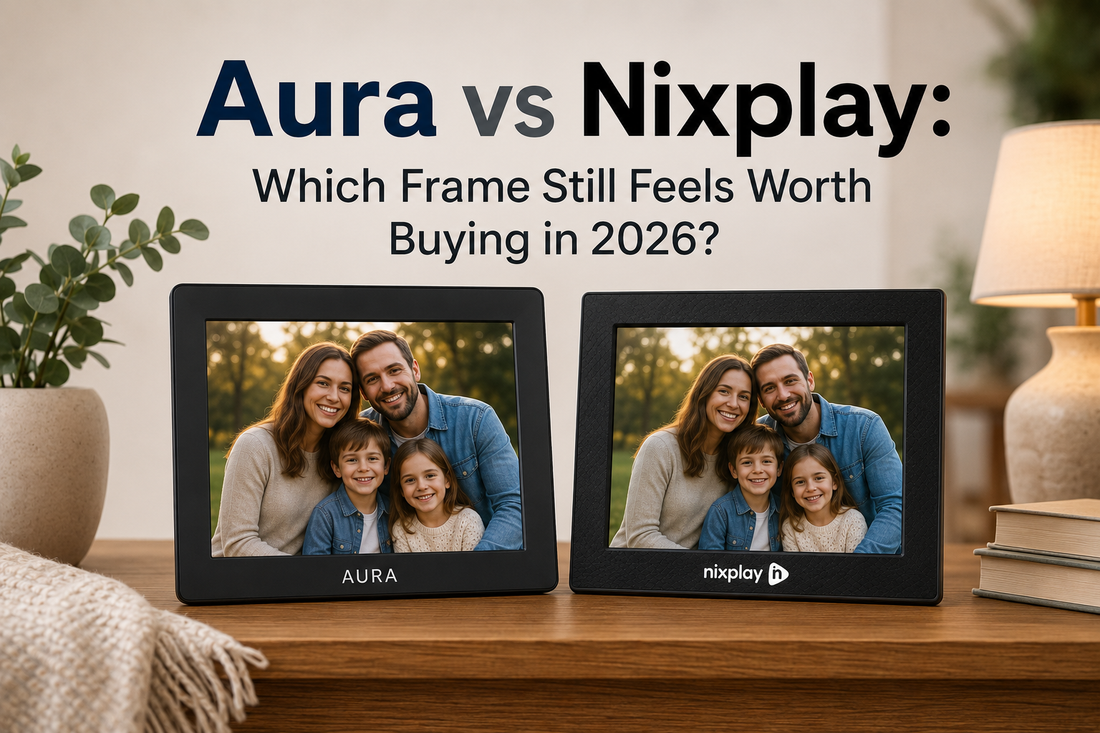 Aura vs Nixplay photo frame comparison