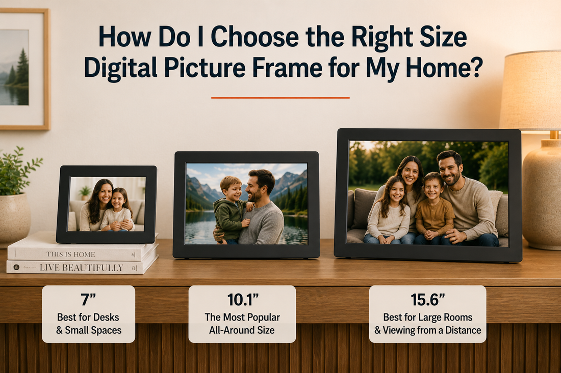 Choosing the right digital frame size