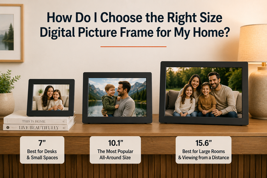 Choosing the right digital frame size