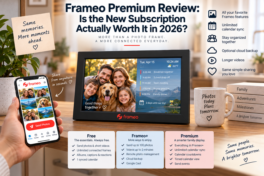 Frameo Premium Family Review Banner