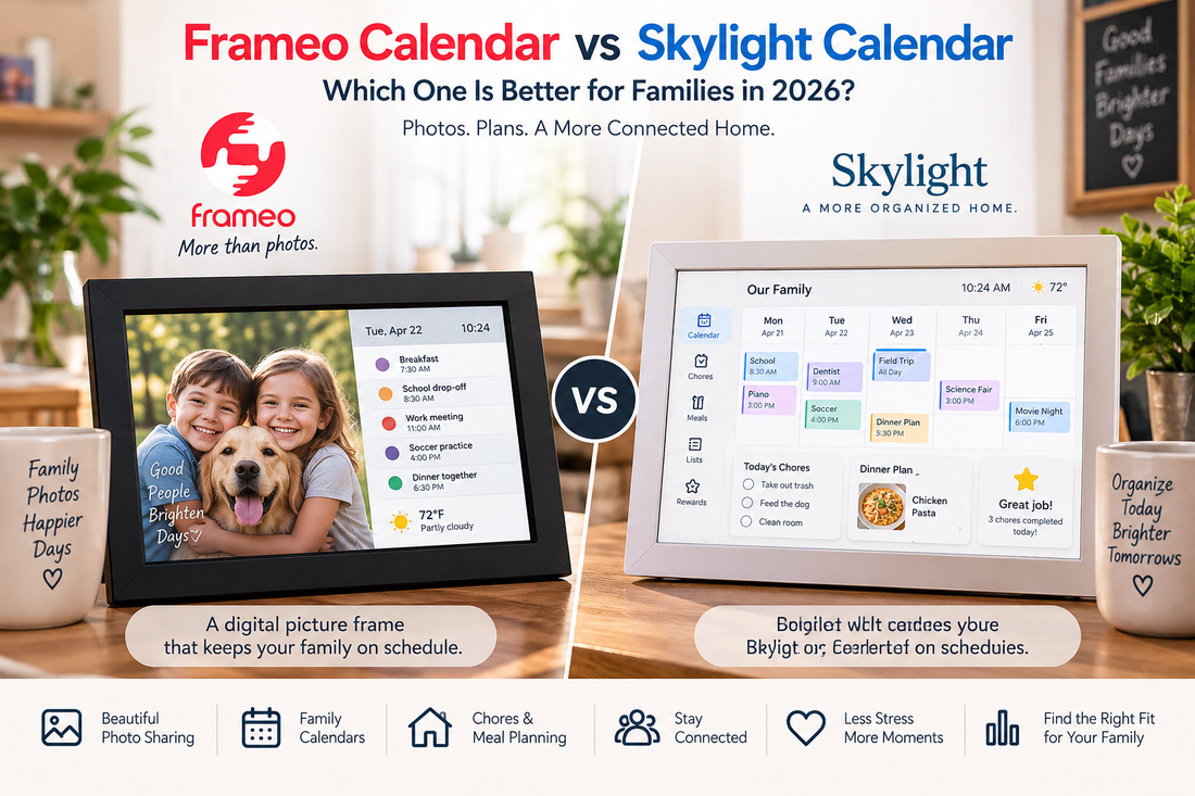 Frameo vs Skylight: Family Calendar Showdown