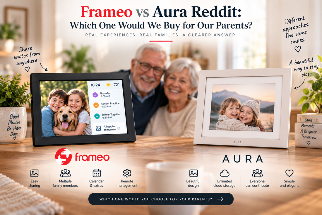 Frameo vs Aura: Family Photo Frames