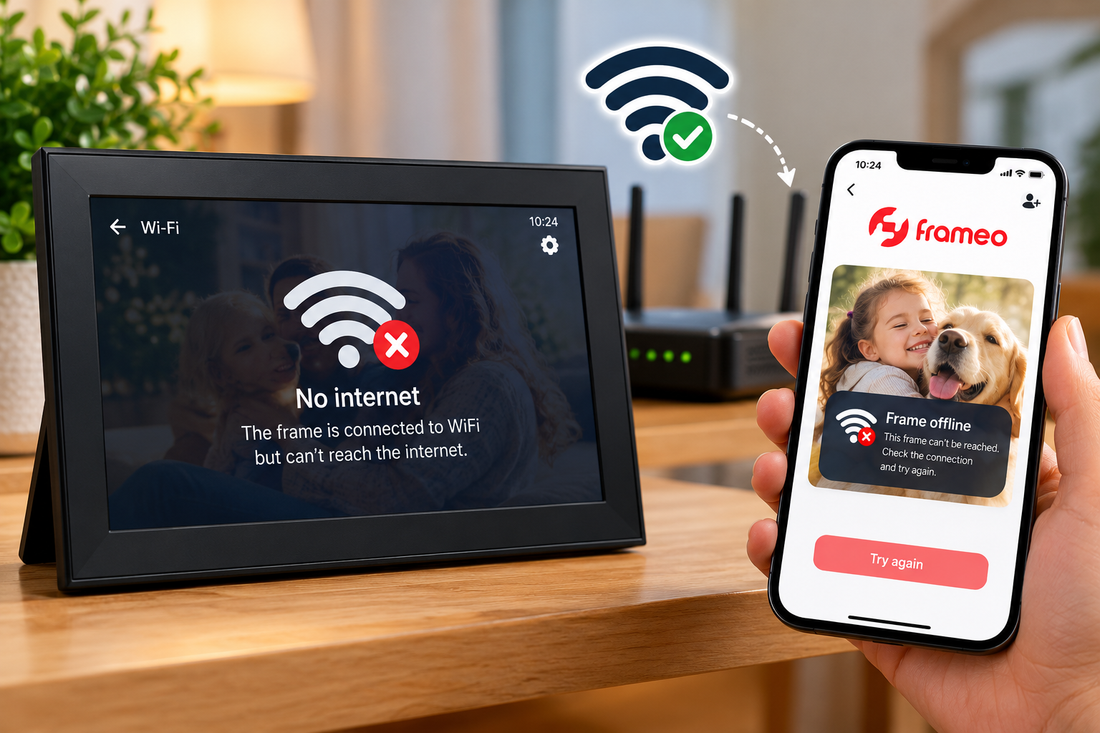 Frameo wifi troubleshooting