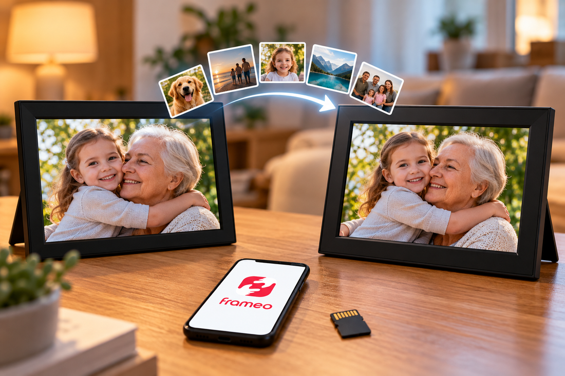 Frameo photo transfer