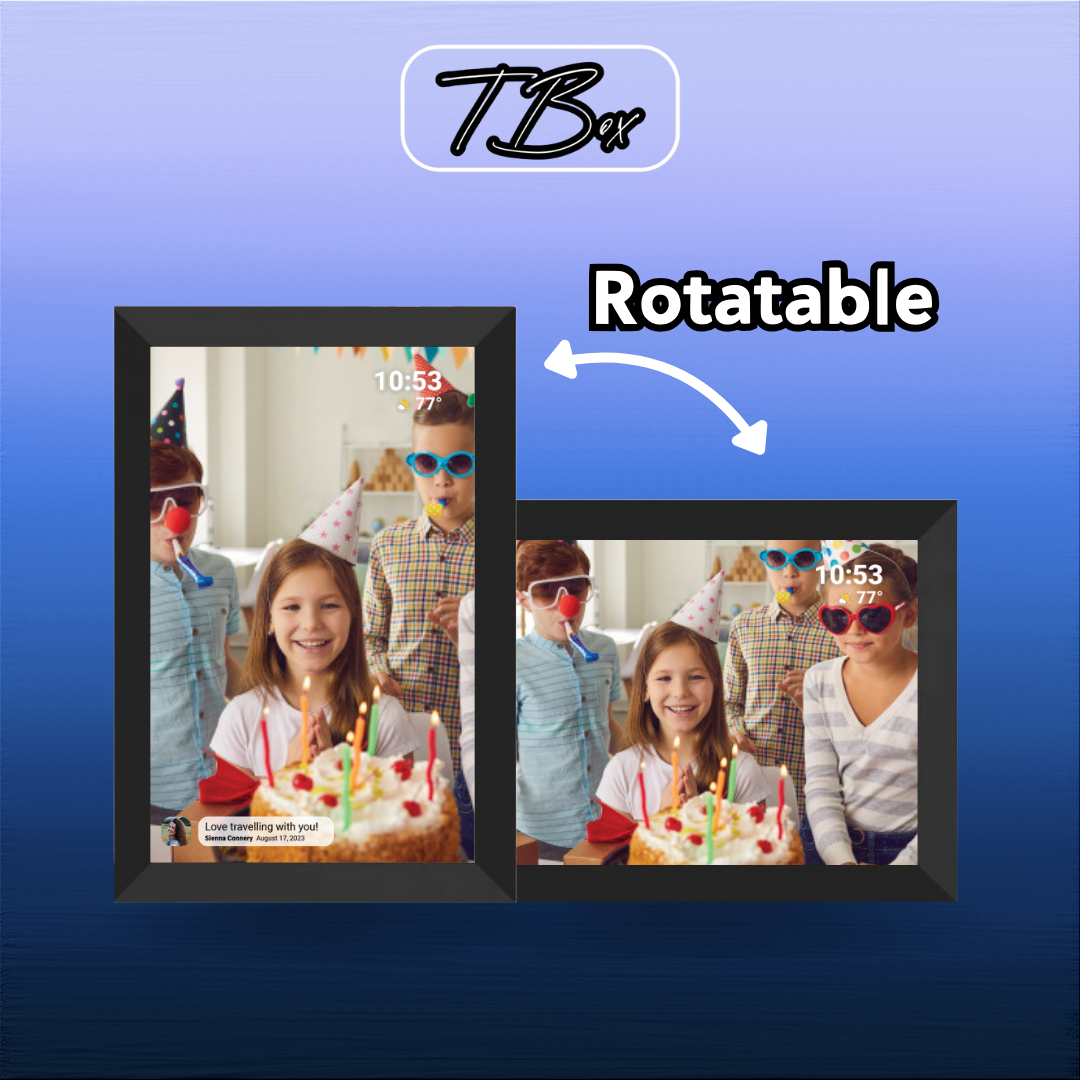 Timebox™ Digital Picture Frame 10.1" Black