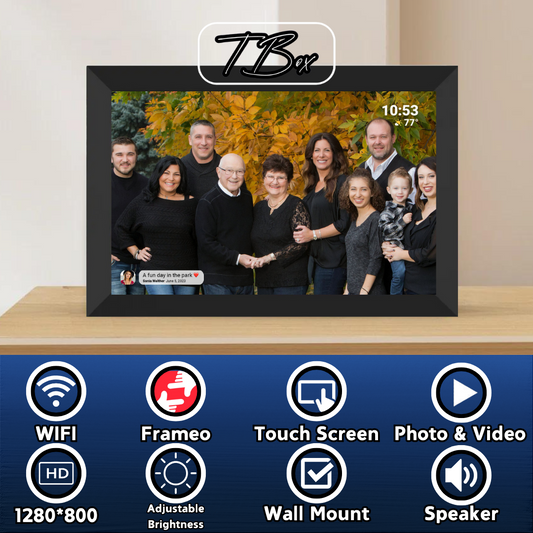 Timebox™ Digital Picture Frame 10.1" Black