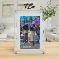 Timebox™ Digital Picture Frame 10.1" Slim Acrylic